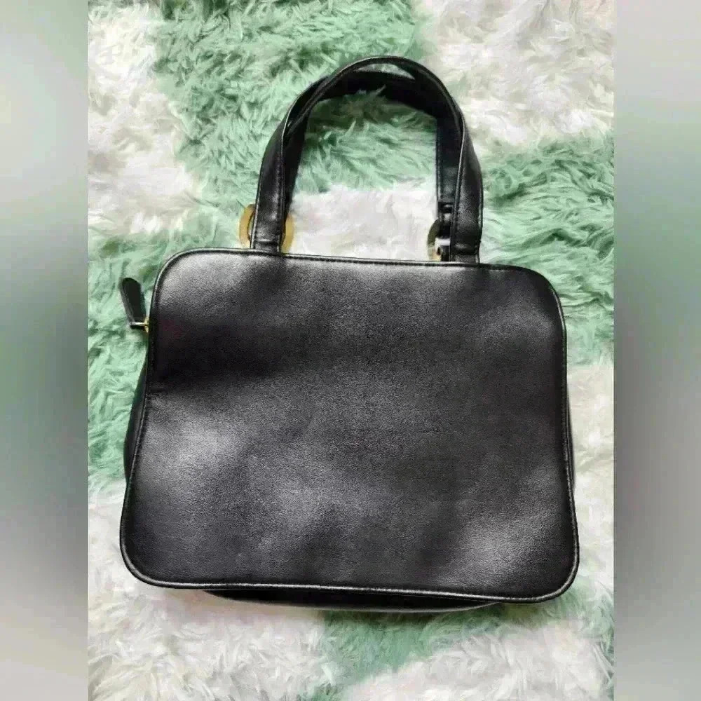 LIZ CLAIRBORNE Vintage Women's HANDBAG 1950s Mad Men Officecore - Picture 2 of 8